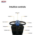 thumbnail image 6 of Outdoor compact mobility scooter with windshield ,300W Motor, Travel - Long Range Power Extended Battery with Cup holders & USB charger port,BLUE, 6 of 7