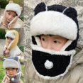 thumbnail image 6 of Xinyolin Baby Hat Ear Cute Extra Thick Warm Child Headwear for Winter, 6 of 8