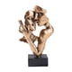 thumbnail image 4 of Escultura abstracta de cara de pareja besándose, figura de amor, centro de mesa, artesanía Color de latón, 4 of 9