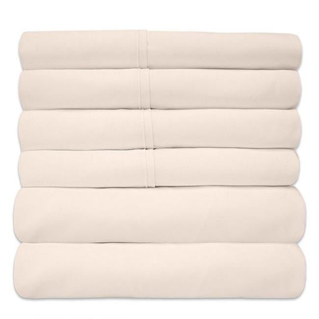 King Size Premium Bamboo Sheet Set, Khaki 6 Piece