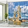 thumbnail image 5 of Ambesonne London Shower Curtain, British UK Heritage, 69"Wx75"L, Multicolor, 5 of 5