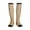 3 Black, variant on Engraved Coffee On Kraft Paper Compression Socks for Women and Men 20-30mmHg-Circulation Support Socks Knee High Nurse Pregnant Running Medical and Travel Athletic