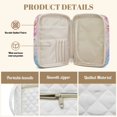 thumbnail image 5 of ZUXONGSY Hummingbird Print Bible Cover Case for Women Quilted Bible Protector Portable ChuZU Bag with Pen Holder Handbag for Work, 5 of 7