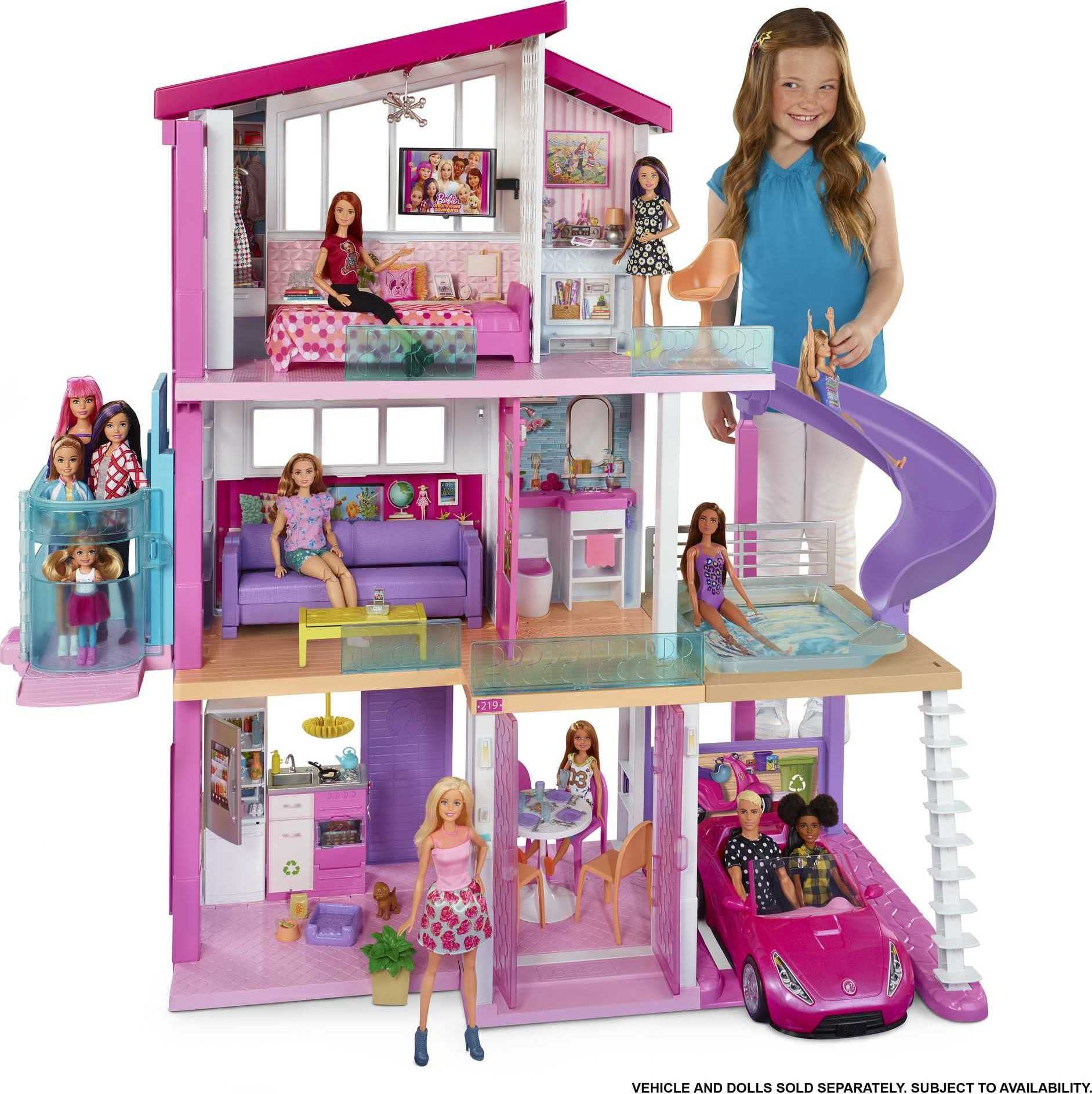 Dream House Juego Casa De Barbie Los Sueños Barbie Con Casita Los