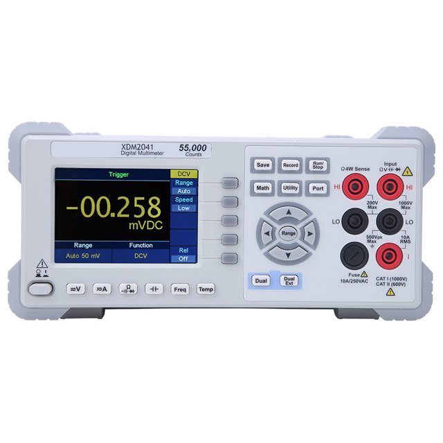 Multimètre Numérique Dc Multimètre Multifonctionnel OWON XDM2041 3.7 Po RMS Véritable Multimètre Numérique Multifonction 55000 Compteurs Prise 100-240V