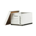 thumbnail image 2 of Medium-Duty Lift-Off Lid Boxes, Letter/legal Files, 12" X 15" X 10", White, 12/carton | Bundle of 5 Cartons, 2 of 6