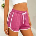 thumbnail image 2 of BUIGTTKLOP Running Shorts for Women Drawstring High Waisted Athletic Shorts Stretchy Loose Fitted Workout Shorts, 2 of 6