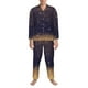 thumbnail image 3 of Balery Gold Black Glitter Pijama para Hombre de Dos Piezas con Manga Larga, Conjunto de Dormir y Descanso Suave con Bolsillos-Medium, 3 of 7