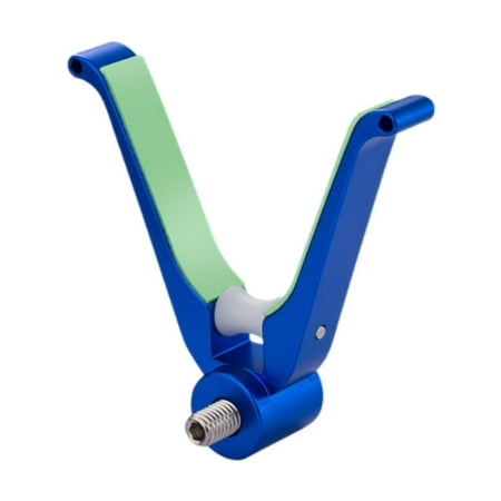 Pitycbo Carp Fishing Rod Rest Head Fishing Pole Rack V Shaped Rod Grips Rest 8mm Thread Blue