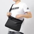 thumbnail image 5 of New trend men's bag Korean version of fashion casual men's single shoulder crossbody bag-black, 5 of 5