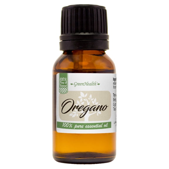 Oregano Essential Oil - 15 ml - Amber Glass Bottle w/ Euro Dropper