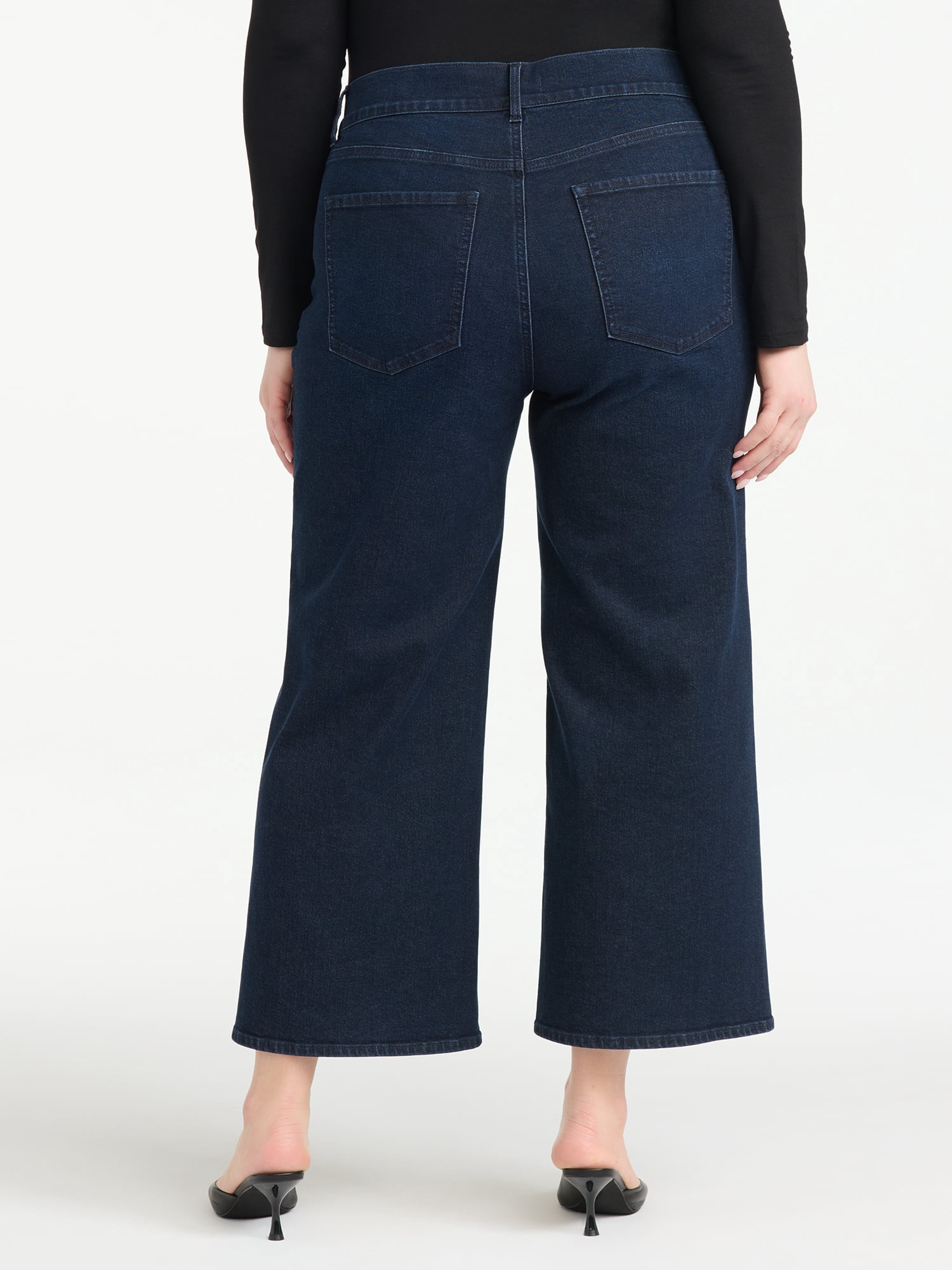Sofia Vergara Women's Plus Size Margot Super Wide Crop Sizes 14W-26W