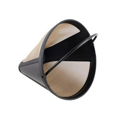 

Stainless Steel Coffee Filter Reusable Basket Strainer w/Handle Coffee O2Z9