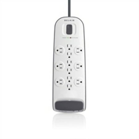 Belkin 12-outlet Surge Protector with 8 ft Power Cord with Cable/Satellite and Telephone Protection - surge protector - 1.875 kW