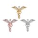 thumbnail image 1 of Broche con forma de cruz de alas de ángel jinwen Insignia de metal Conjunto Plata, 1 of 8