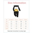 thumbnail image 2 of 12 Months Baby Boys Clothes 18 Months Boys 2PCS Fall Winter Outfits Pocket Toddler Boys Long Sleeve Hooded Top Pants Set Black, 2 of 8