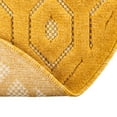 thumbnail image 7 of Unique Loom Outdoor Trellis Textured Collection Area Rug - Spatial (3' Round Yellow), 7 of 7