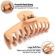 thumbnail image 4 of TOCESS - Pinzas para el pelo grandes, antideslizantes, de 4 pulgadas, para cabello fino de mujer, pinzas para el pelo de sujeción fuerte de los años 90 para cabello grueso, 4 colores disponibles (4 paquetes) Ormromra WMPH-791-1, 4 of 6