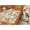 thumbnail image 2 of Partridge In A Pear Tree Printed 100% Cotton Christmas Accent Throw Pillow 18" x 18", 2 of 5