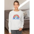 thumbnail image 2 of Go Forth And Be Awesome Sweatshirt Women -June Erica Vess Designs, Female x-Large, 2 of 4