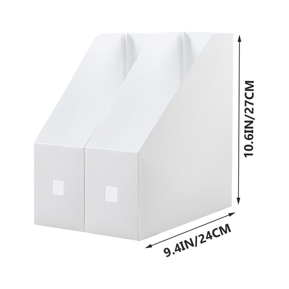 8Pcs Magazine Holders Plastic Desk Organizers Desktop Storage Organizers