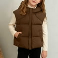 thumbnail image 7 of Cowsor Kids Puffer Vest - Full Zip Midweight Thick Insulated Sleeveless Jacket for Kids - Outdoor Quilted Puffer Winter Vest, 7 of 7