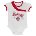 thumbnail image 2 of Girls Newborn & Infant Ohio State Buckeyes Two-Piece Love My Team Bodysuit & Skirt Set, 2 of 5