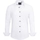 thumbnail image 1 of J.VER Camisas de vestir para hombre, camisa formal de manga larga, elástica, sin arrugas, informal, con botones, 1 of 4