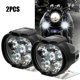 thumbnail image 4 of Homel 2PCs 6 led motorcycle super bright waterproof headlight with switch universal scooter fog spotlight 6500K White motorcycle DRL lamp, 4 of 5