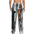 thumbnail image 3 of Disketp Four Running Horses Men'S Pajama Pants - Ultra Soft Fleece Sleep And Lounge Pants (Size: S-Xxl), 3 of 9