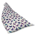 thumbnail image 2 of Butterfly Lounger Chair Bag, Garden Scene of Plants Leaves and Tender Ornamental Flying Insects, High Capacity Storage with Handle Container, Lounger Size, Eggshell and Multicolor, by Ambesonne, 2 of 5