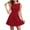 Wine, variant on Lenpel Wedding Guest Dresses for Women Formal Summer Boat Neck Sleeveless Tank Dresses Fashion Floral Embroidered Outfits