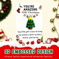 thumbnail image 3 of QHUDLV Mini Christmas Greeting Cards Set,Cute 3D Holiday Note Cards,Gift Tag Card Pack, 3 of 8