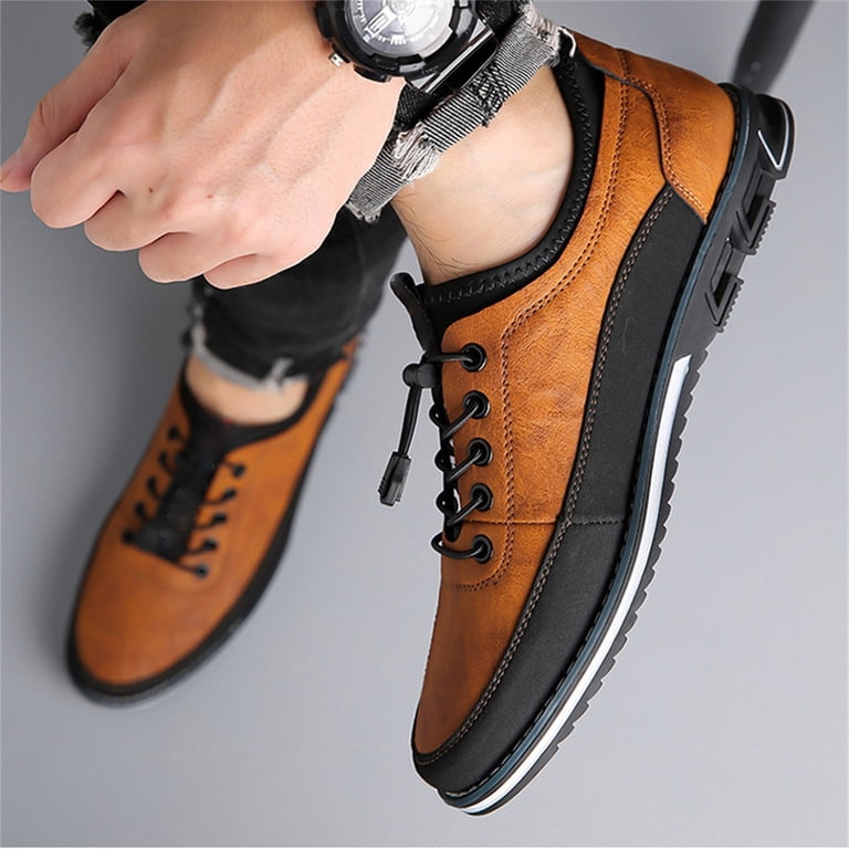 men's dress sneakers for work Nokio Mens Dress Sneakers Casual Work Business fords Shoes AE Up Wide Width Walking Lafers Comfortable Breathable Sport Shoes for Driving Wear, Men's,