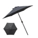 thumbnail image 2 of Sombrilla de jardín, impermeable, resistente al agua, para patio, de poliéster, para exteriores, parasol, toldo, negro seitruly HA005508-02, 2 of 6