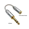 thumbnail image 3 of Audio Adapter Cable 4.4mm Female to 6.35mm Male to Female, 3 of 5