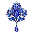 thumbnail image 1 of Flmtop Broche Magnifique Luxe Fleur Motif Fleur Forme Châle Clip pour Fête, 1 of 10