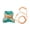 Green & Orange, variant on bestolf Pet Harness Cat Halter Soft Vest with Cat Leash Reflective Safety Harness for Walking And ing (Blue-Orange S)