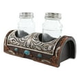 thumbnail image 5 of Pack of 2 Western Turquoise Gems Horse Saddle Salt and Pepper Shakers Holders, 5 of 9