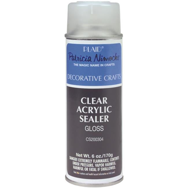 Plaid 131010 Clear Acrylic Gloss Sealer Aerosol Spray6 Ounces