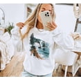 thumbnail image 2 of Retro Oregon Coast Winter Cliffs & Waves Sweatshirt - Nineties 90s Vintage Vacation Crewneck Sea Coastline - Sizes S-5XL ,Art Print JSC, 2 of 5