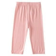 thumbnail image 2 of Favoffer 1-4 Pack Girls Solid Capri Leggings, Knee Length Stretchy Summer Cropped Pants for Dance, Gym, Playtime, Outdoor, 2-23 Years, 2 of 7