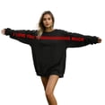 thumbnail image 3 of FUZHIQ I Love You This Much Couple Matching Pullover Sweatshirts Hug Fit Unisex Oversized Casual Crewneck Sweatshirt Cozy Hug-Worthy Tops for Couples, 3 of 7
