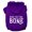 Purple, variant on Pet, Dog Cat Hoodie Screen Printed, "Bad To The Bone"