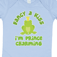 thumbnail image 4 of Inktastic Fancy A Kiss I'm Prince Charming Boys Baby Bodysuit, 4 of 5