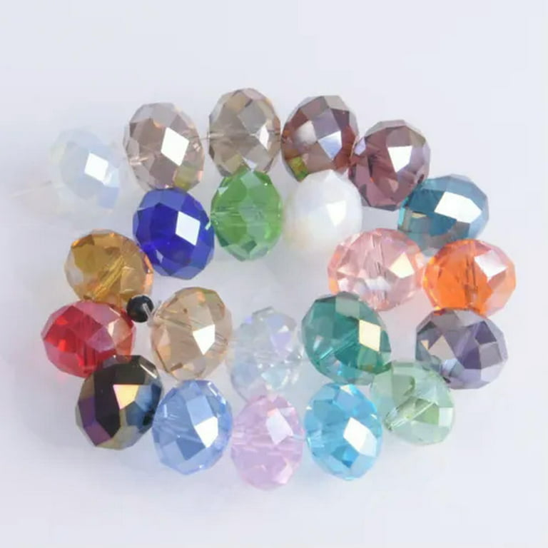 5Pcs Gold Champange 26mm Rectangle Crystal DIY Spacer Beads Jewelry Findings B E - Foto 11