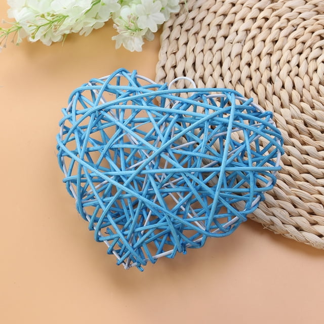 FUTUREORYY Corazón De Ratán Azul Para De Hogar Y Con Duradero Y