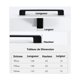 thumbnail image 2 of Tiradores de gabinete de 10 piezas con distancia central de 96 mm - Cocina negra, 2 of 5