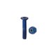 thumbnail image 1 of Naiovety Tornillo para monopatín, tornillos de montaje de puente Longboard de acero inoxidable, pernos, tuercas, piezas de repuesto para niños y adultos patinar Azul Naiovety OD022035-01, 1 of 6