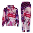 thumbnail image 2 of My Hero Academia Himiko Toga Unisex Adult Sweatsuits Hoodie & Sweatpants Long Sleeve Hooded Sweatshirt Matching Joggers Tracksuit Sets 4XL, 2 of 9